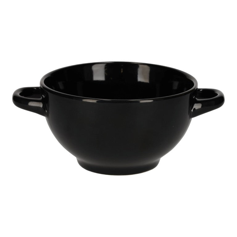 Retro Soup of the Day Soepkom Zwart van Jens Living