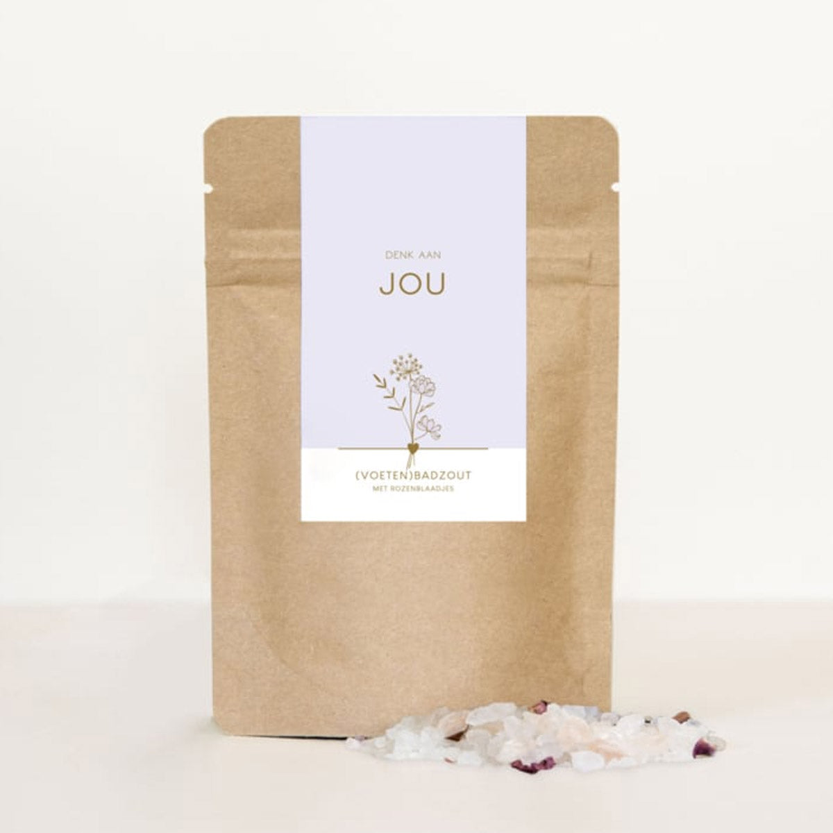 badzout met de tekst denk aan jou