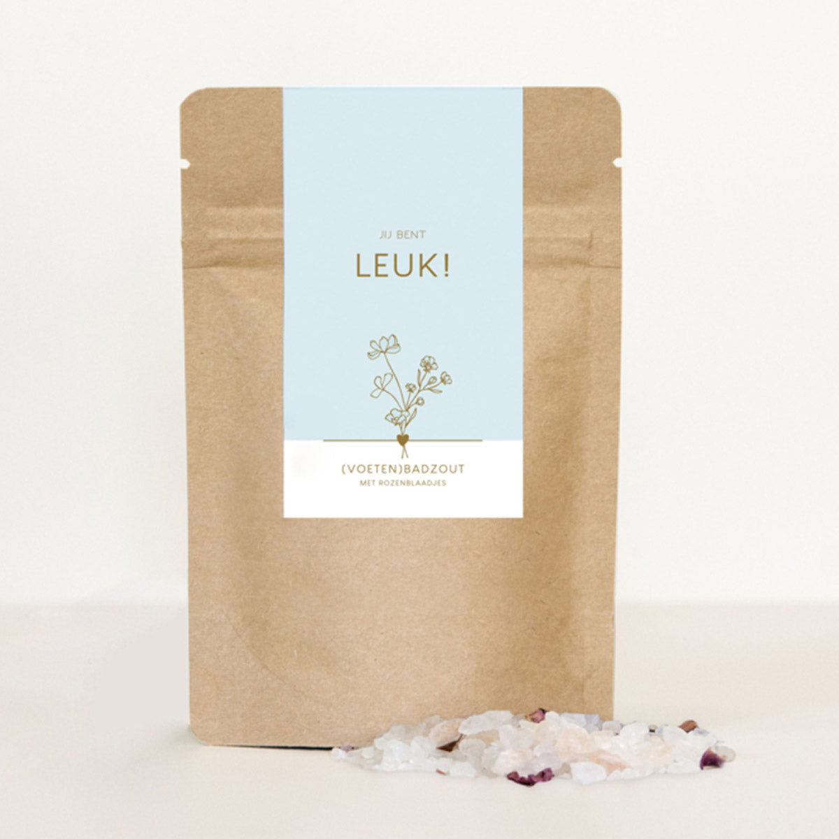 badzout met de tekst jij bent leuk