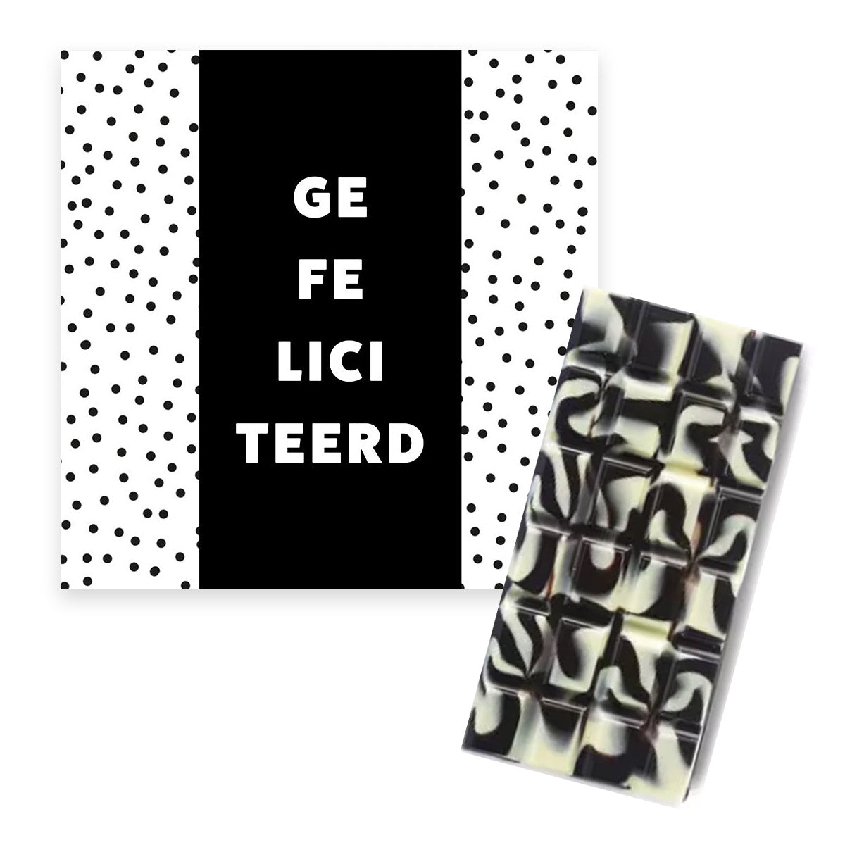 chocolade doosje gefeliciteerd