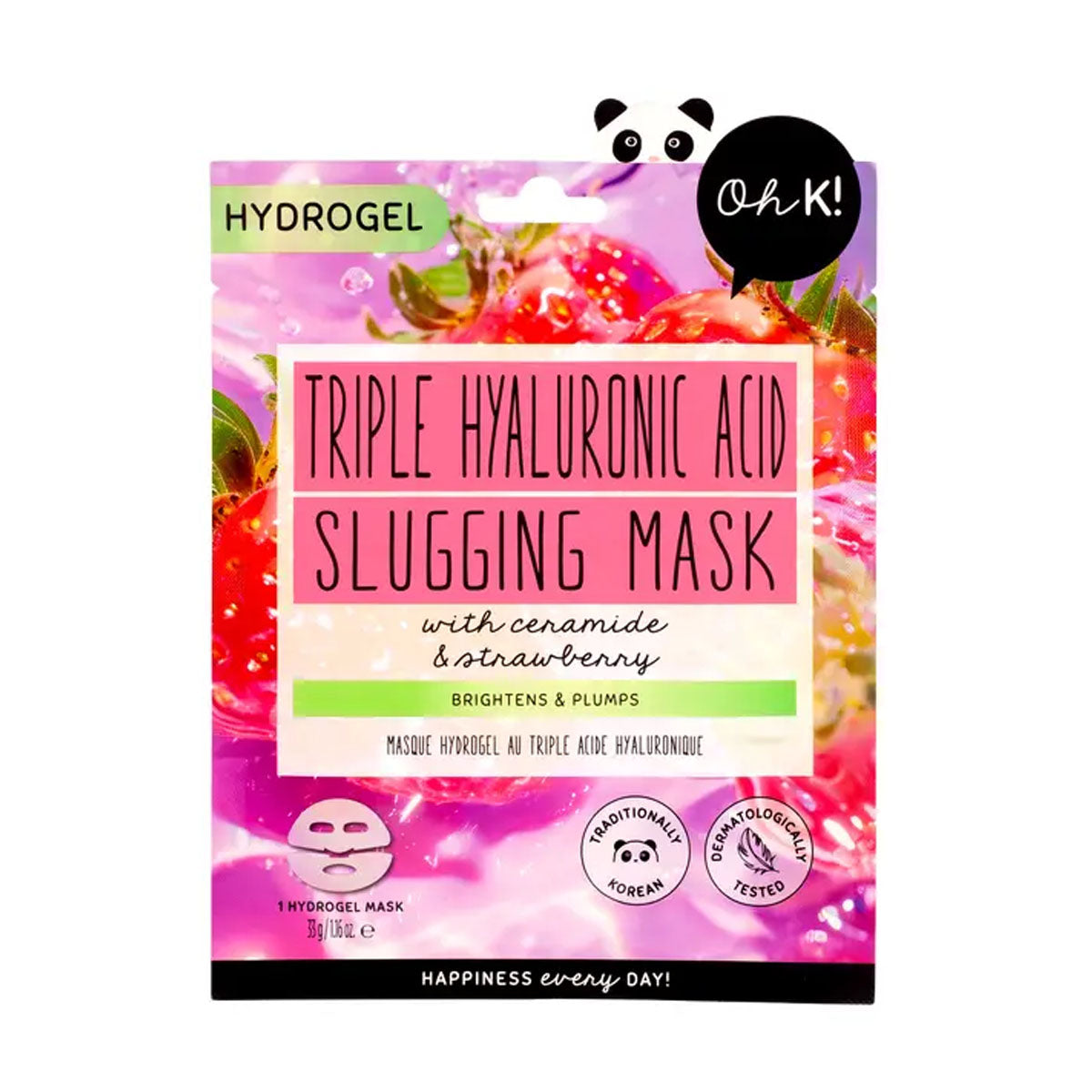 oh k hydrogel slugging masker met hyaluronzuur