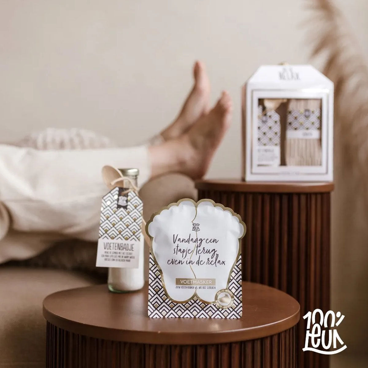 Brievenbusproof voetenmasker relaxmoment met verzorgend serum voor zachte voeten