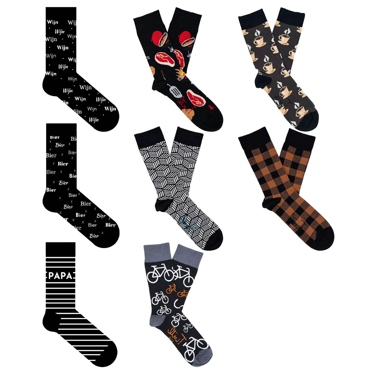 Keuze uit verschillende leuke sokken voor mannen