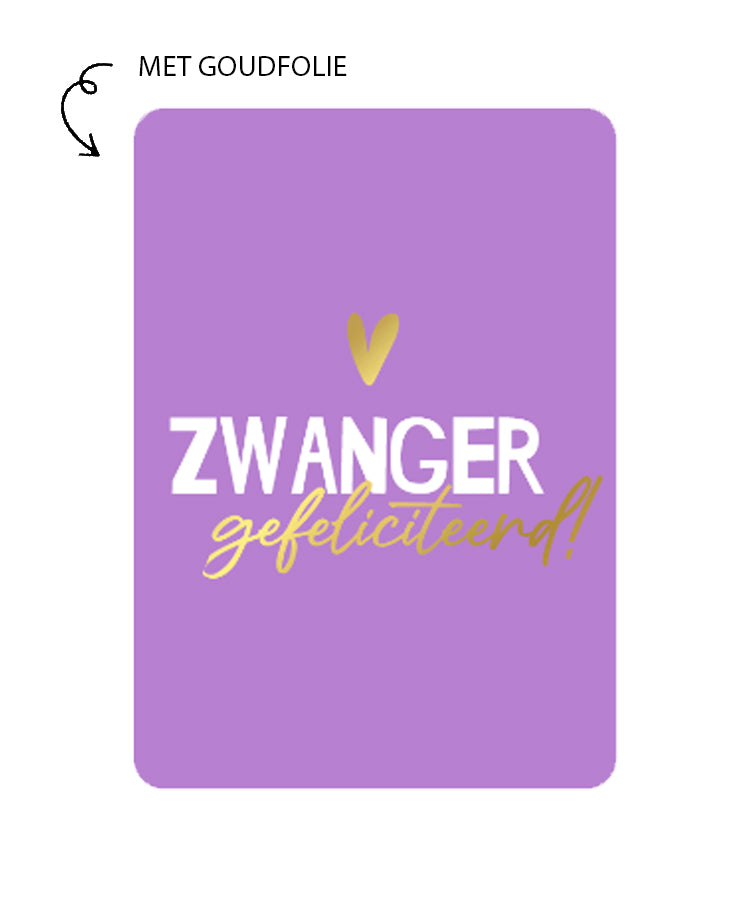 zwanger gefeliciteerd kaart