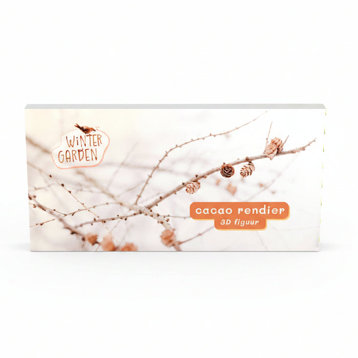 Winter Garden 3D Rudolph cacao rendier van Foodconcepts