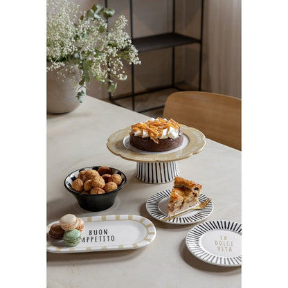 Buon Appetito Serveerplateau Taupe van Jens Living