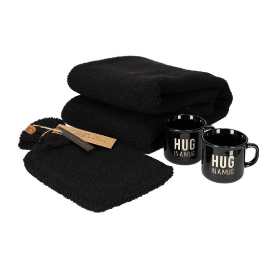 Giftset Hug Zwart /4 van Jens Living