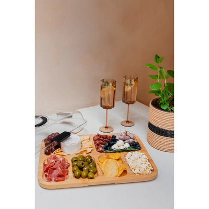 Bamboe Snack Tray Met Deksel van Jens Living