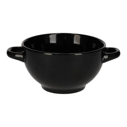Retro Soup of the Day Soepkom Zwart van Jens Living