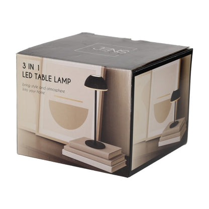 3-in-1 LED Touch Lamp Zwart van Jens Living