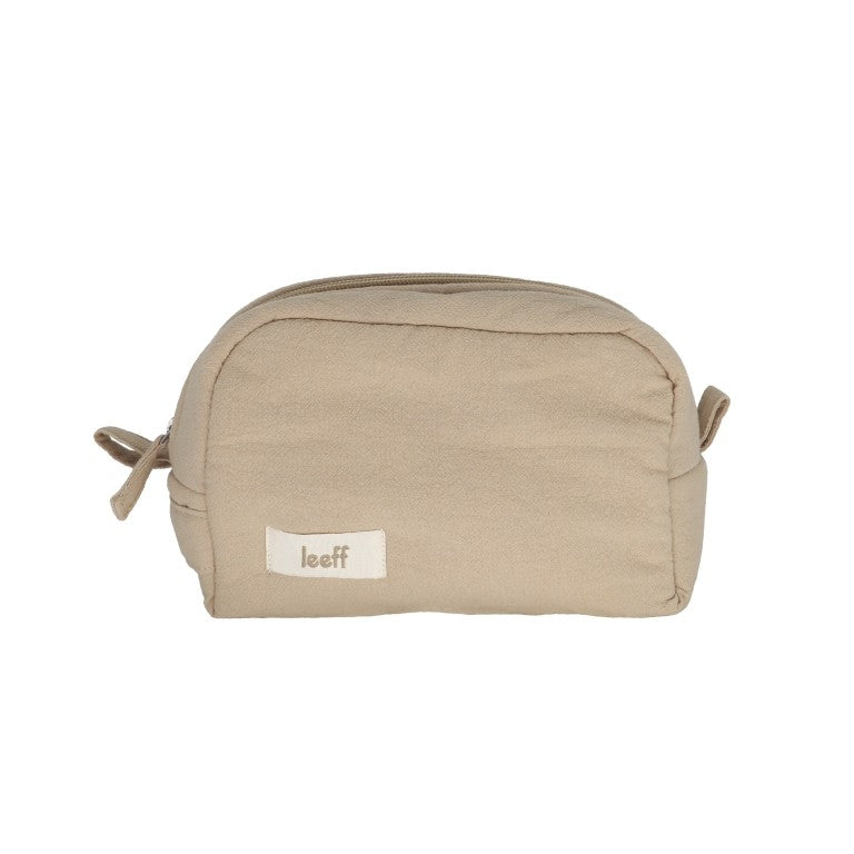 Toiletbag Taeke sand van Leeff