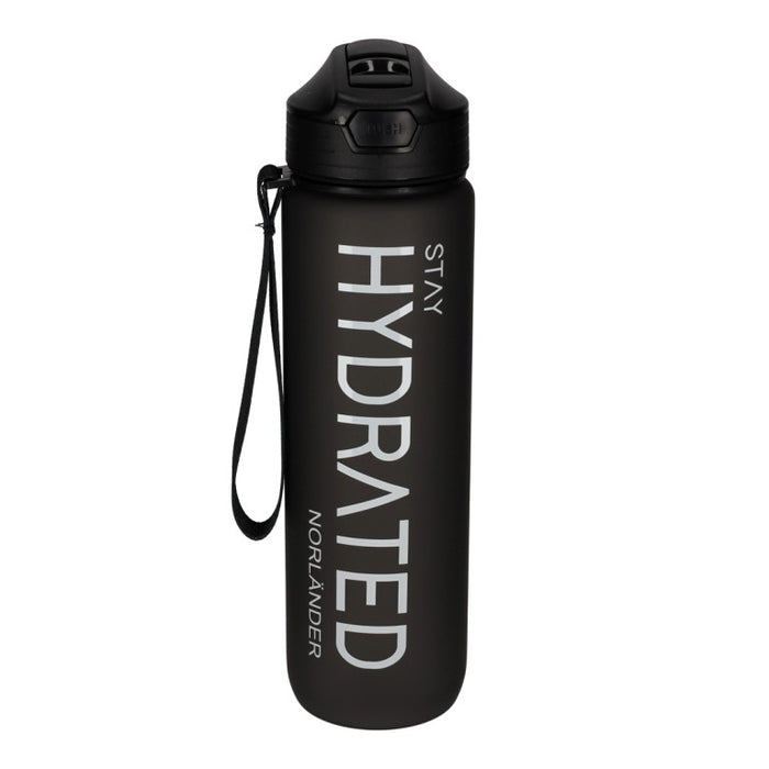 Waterfles Hydrated Zwart van Norländer