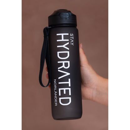 Waterfles Hydrated Zwart van Norländer
