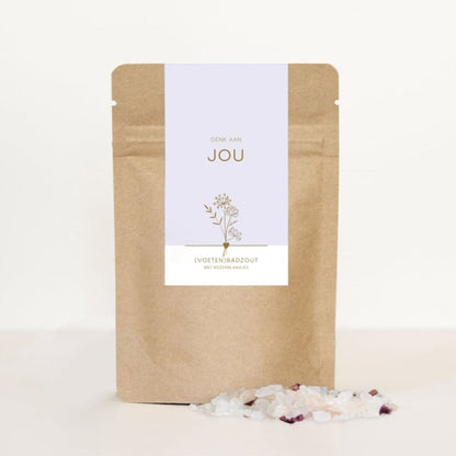 badzout met de tekst denk aan jou