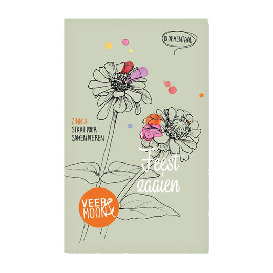 bloemenzaden feest zaaien zakje