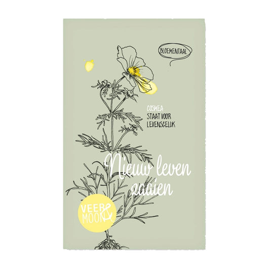 bloemenzaden nieuw leven zaaien zakje
