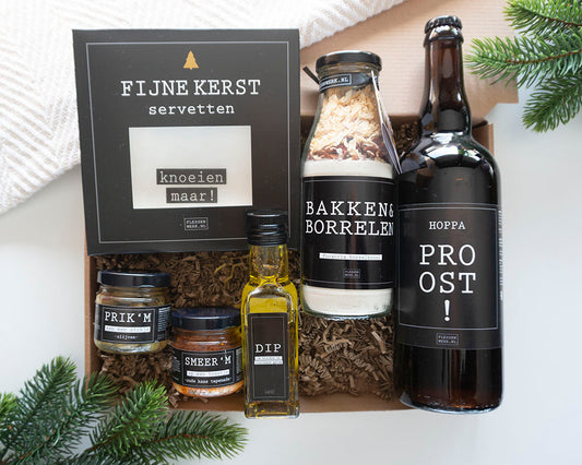 kerstcadeau voor mannen in borrelpakket
