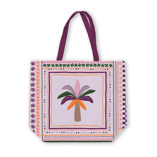 canvas tas bohemian tropic grote shopper