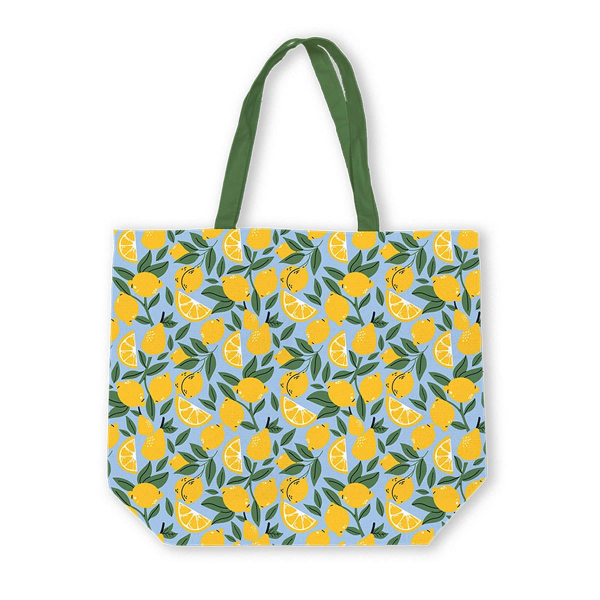 canvas tas met daarop citroenen