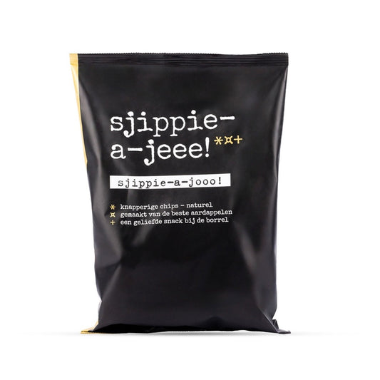 Zak Chips Naturel Sjippie-a-jee van 70 gram als knapperige borrelsnack