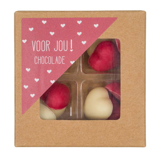 Chocolade Hartjes - Voor Jou