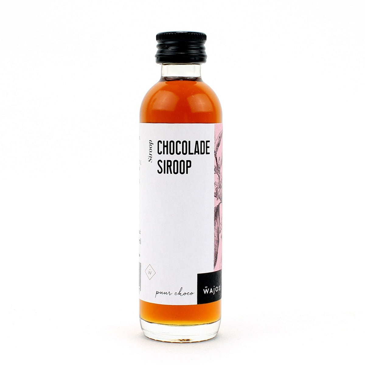 Flesje Chocolade Siroop van 40 ml als zoete topping voor koffie ijs en desserts