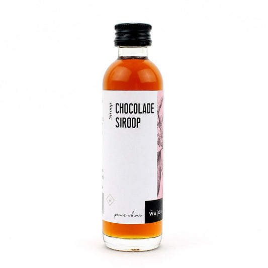 Flesje Chocolade Siroop van 40 ml als zoete topping voor koffie ijs en desserts