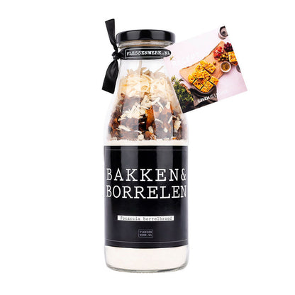 fovacciabrood in flesje om zelf te bakken