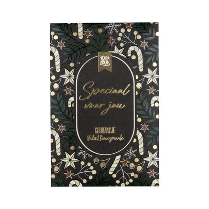 geurzakje met de tekst speciaal voor jou met kerstmotief