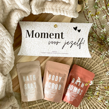 Giftbox Inhoud zakjes - Moment voor jezelf