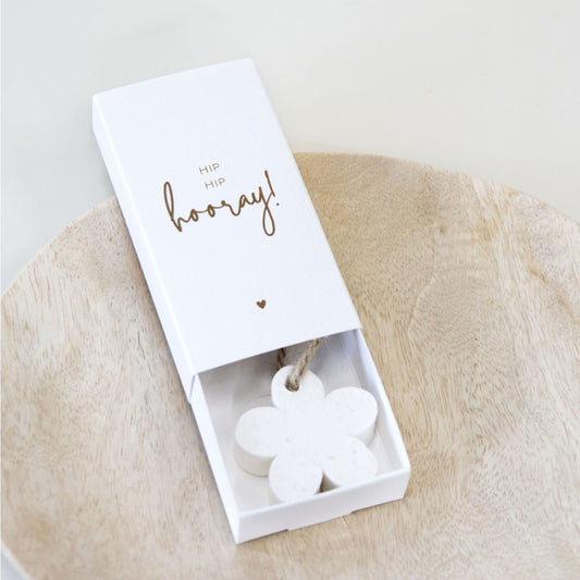 giftbox zeep in doosje hip hip hooray verjaardag