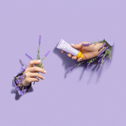 Handcrème lavendel 45 ml verzorgend en snel intrekkend voor droge handen