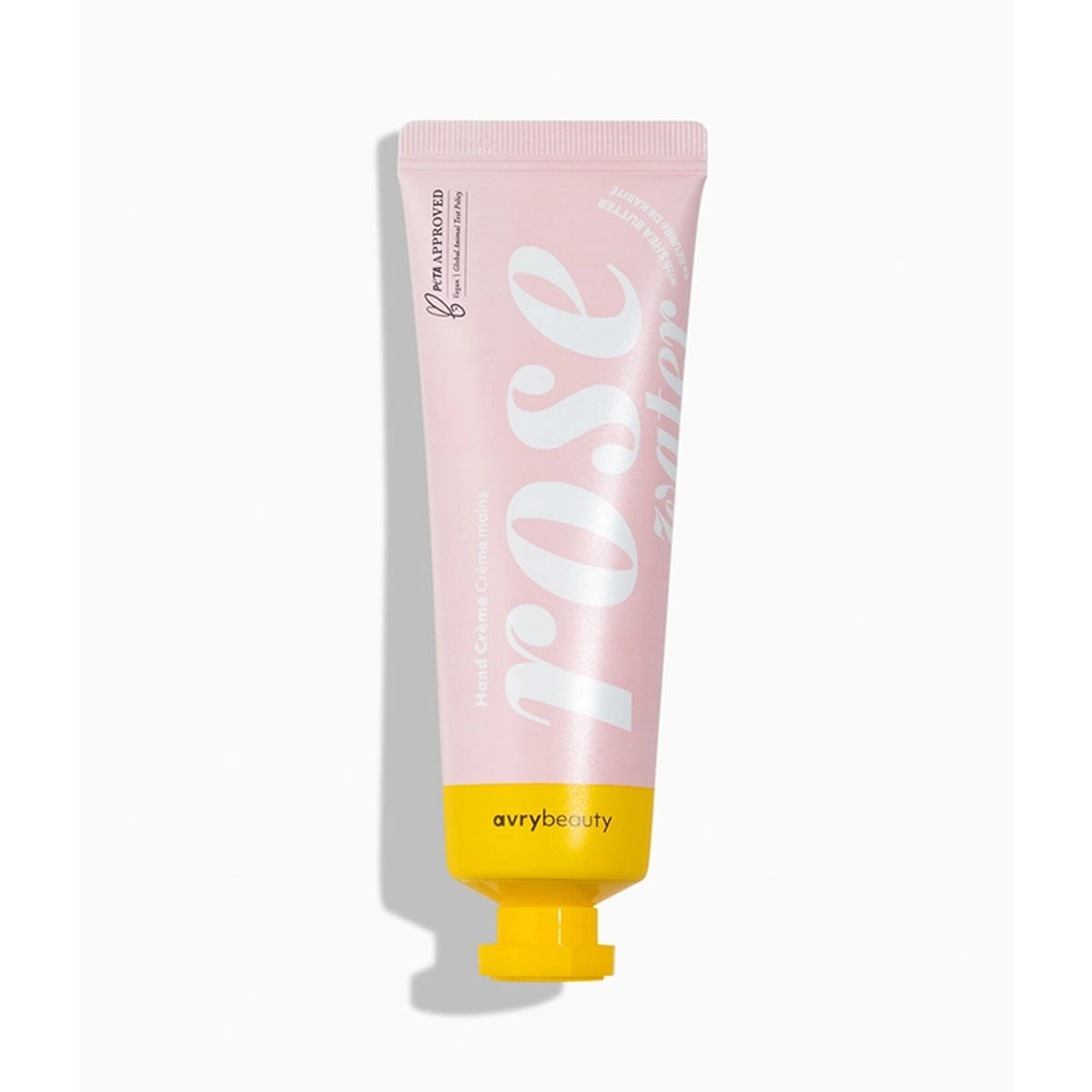 Roze tube handcrème rozenwater 45 ml vegan shea butter lotion