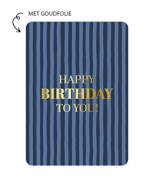 Kaart Happy Birthday To You
