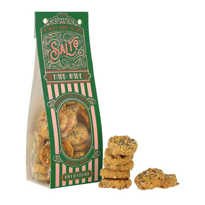 Zakje kaaskoekjes met kaas en oregano van 90 gram als hartige borrelsnack