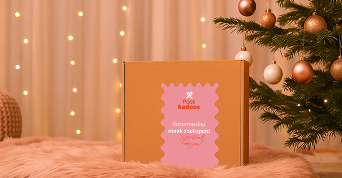 kerstpakket voor bedrijven onder kerstboom voor de leukste kerstpakket ideeen.