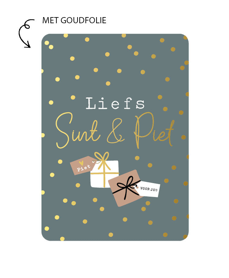 kaart liefs sint & piet