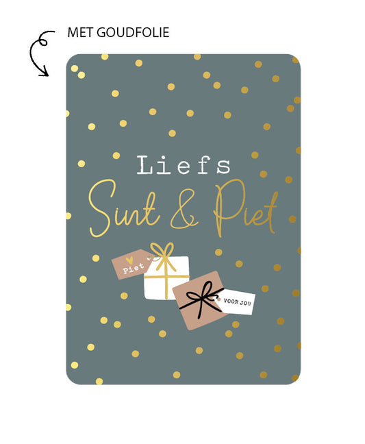 kaart liefs sint & piet