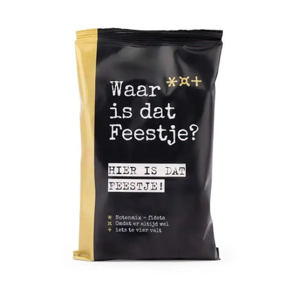 Zakje Notenmix Fiësta Waar Is Dat Feestje van 125 gram als borrelsnack