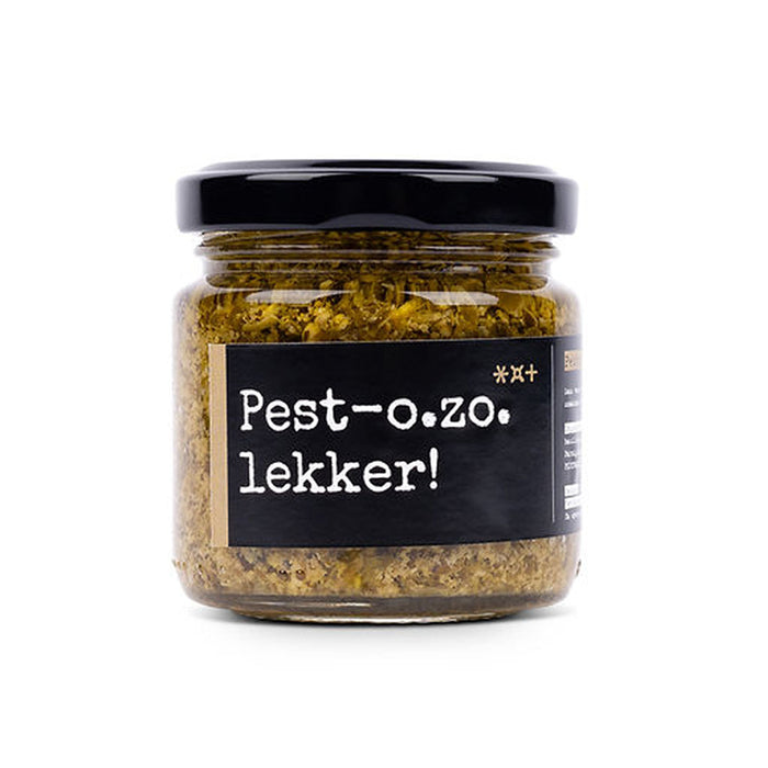 Potje Pesto Pest-o-zo-lekker van 160 ml met groene pesto