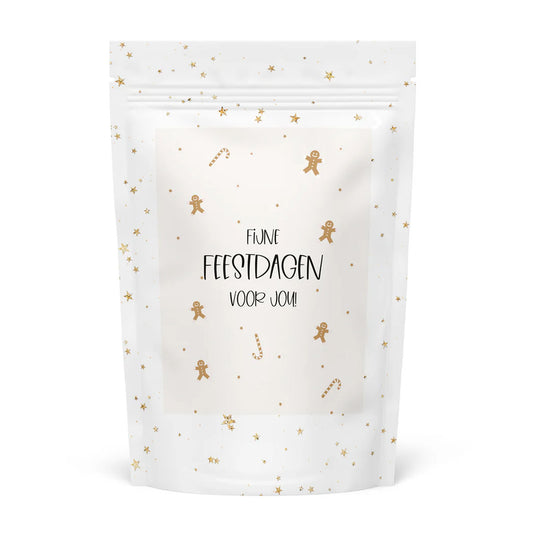 snoepzak fijne feestdagen voor jou kerst