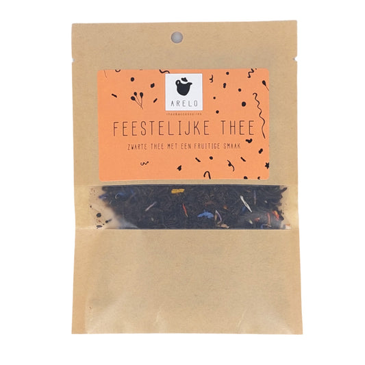zakje thee feestelijke thee arelo