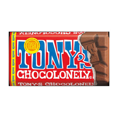 tony chocolonely 90 gram reep in de smaak melk