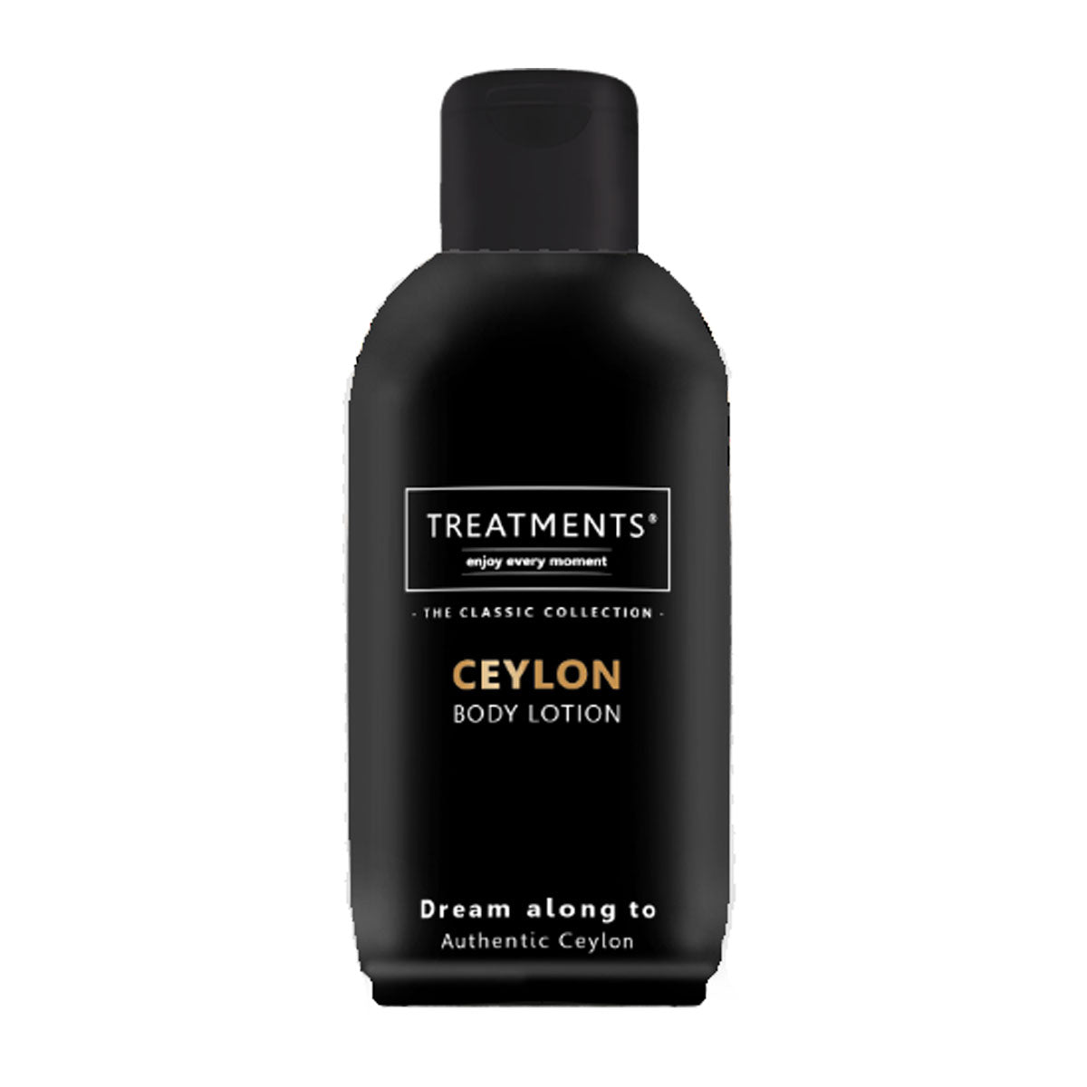 Zwart flesje Treatments Bodylotion Ceylon van 50 ml uit de Classic Collection