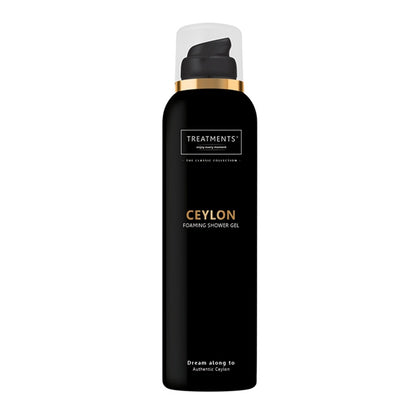 Treatments Ceylon foaming shower gel zwarte fles luxe douchefoam voor mannen