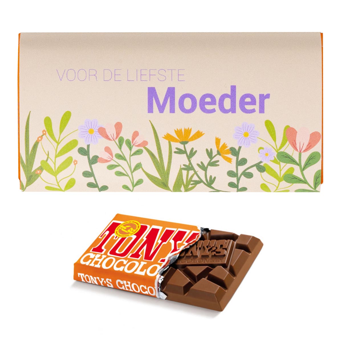 Voor de liefste moeder tony chocolonely reep