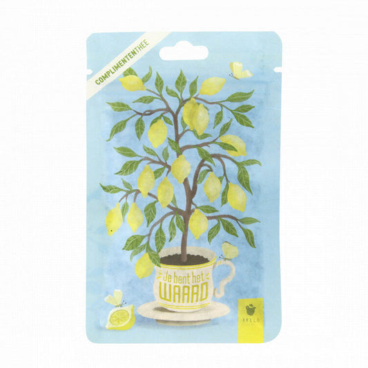 zakje thee je bent het waard complimenthee