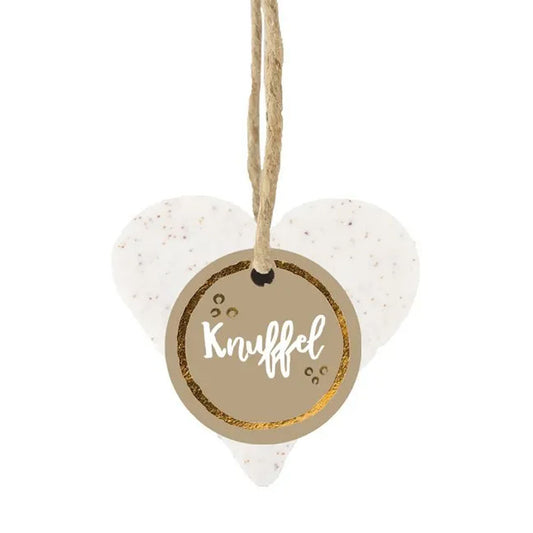 zeephart met de tekst knuffel